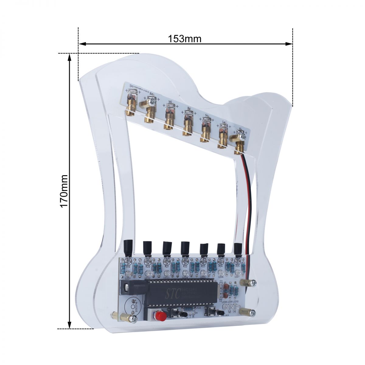 DIY Kit Laser Electronic Piano with Music DIY Soldering Project